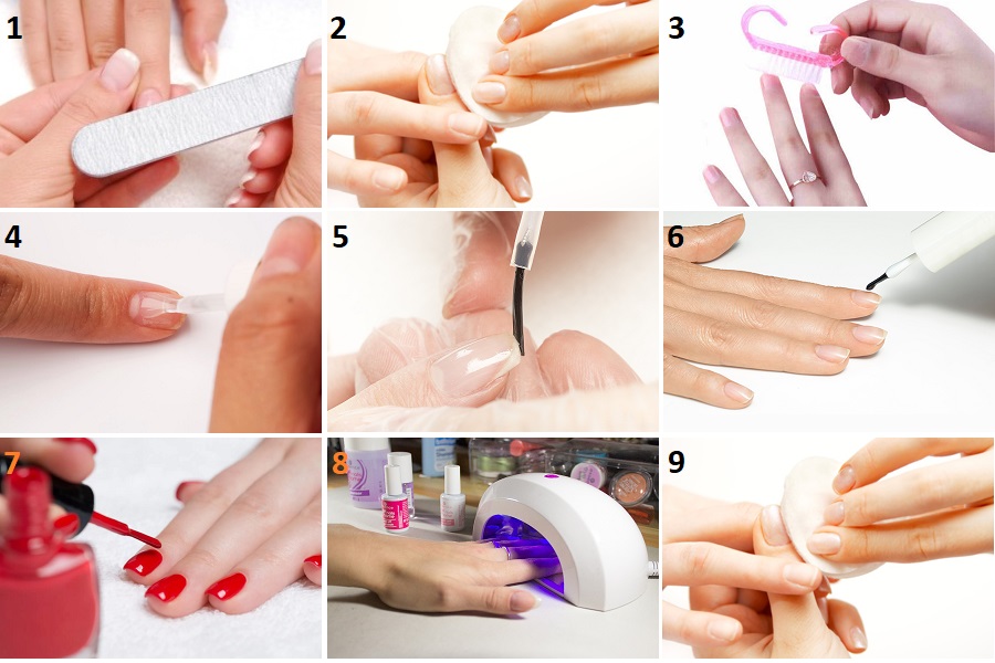 Блестки для ногтей: как наносить (5 вариантов)