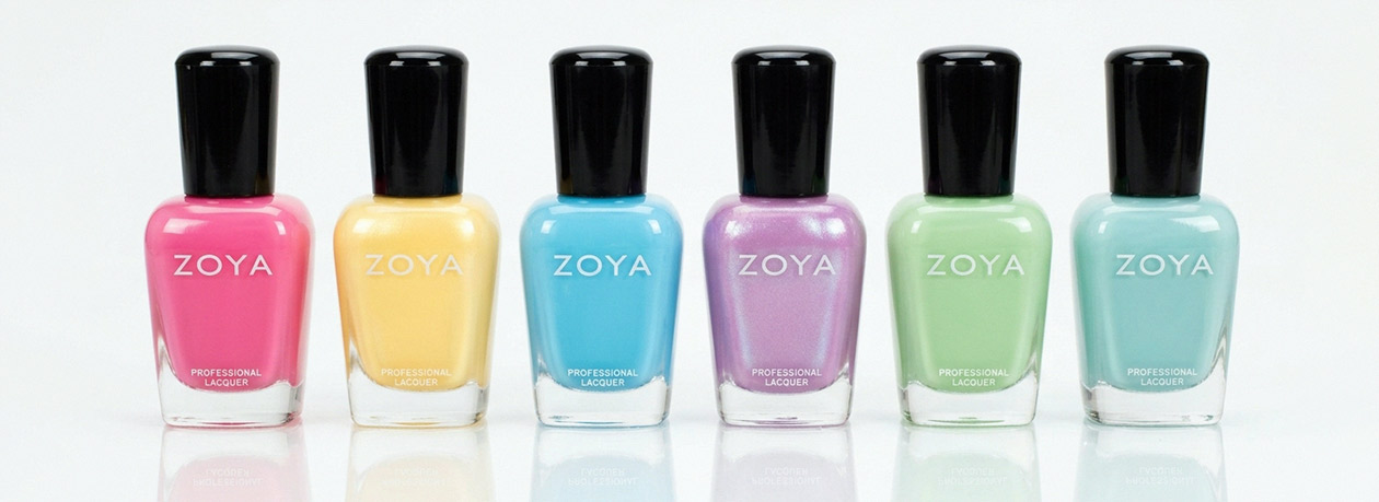 Палитра безопасных лаков для ногтей Zoya (Cruelty Free и Vegan Friendly) Профессиональные веганские лаки для ногтей Zoya безопасных формул от 5-Free до 10-Free
